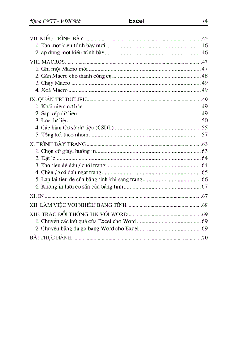 image for page Hướng dẫn sử dụng MicrosoftOffice Excel