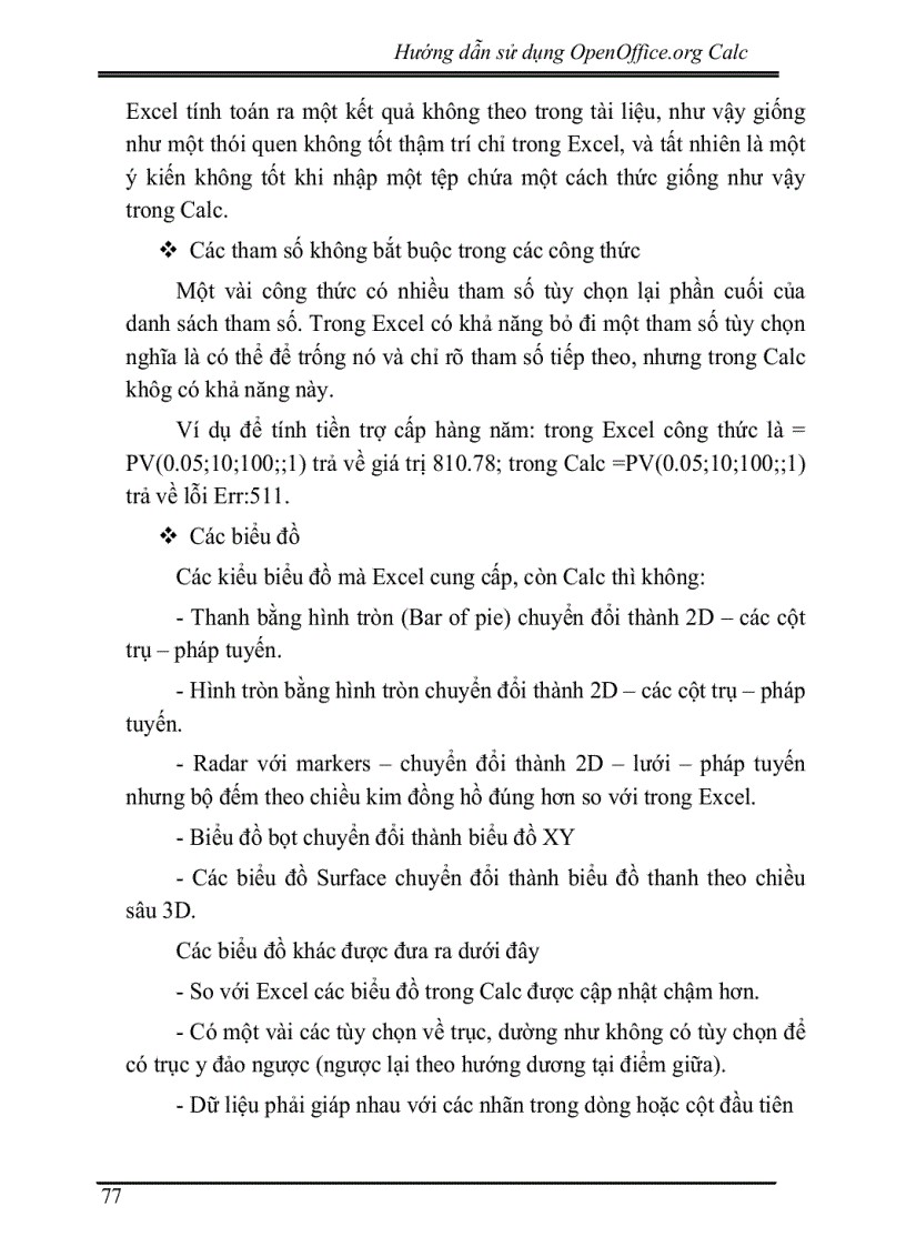 image for page Hướng dẫn sử dụng phần mềm bản tính điện tử OpenOffice org Calc