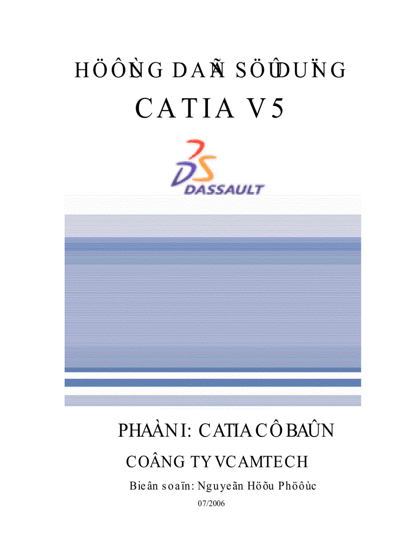 image for page Hướng Dẫn Sử Dụng Phần Mềm Catia