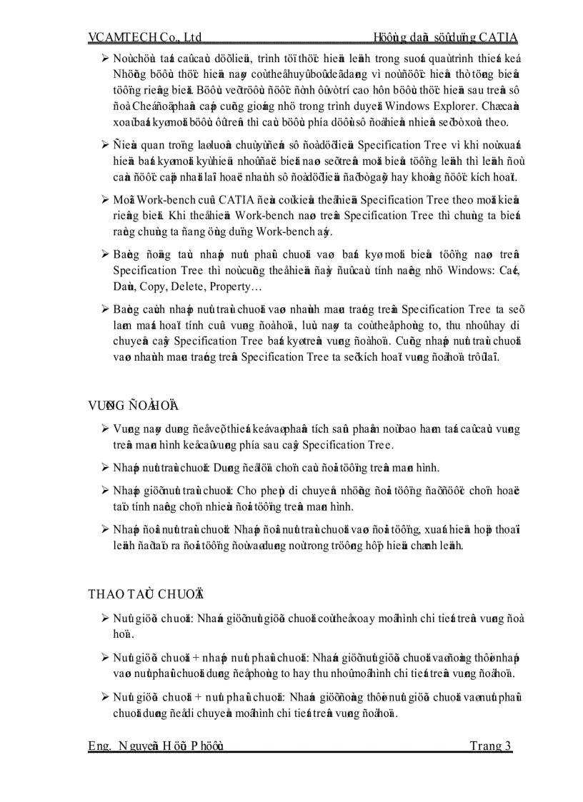 image for page Hướng Dẫn Sử Dụng Phần Mềm Catia