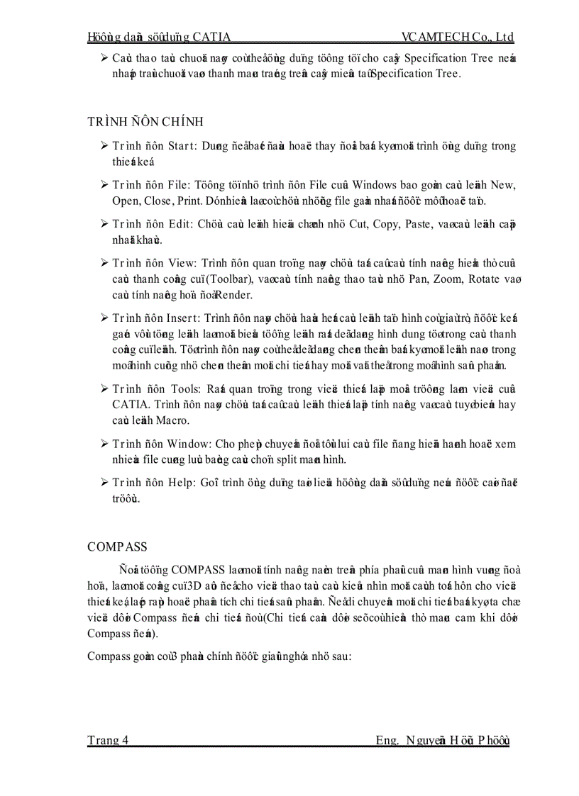 image for page Hướng Dẫn Sử Dụng Phần Mềm Catia