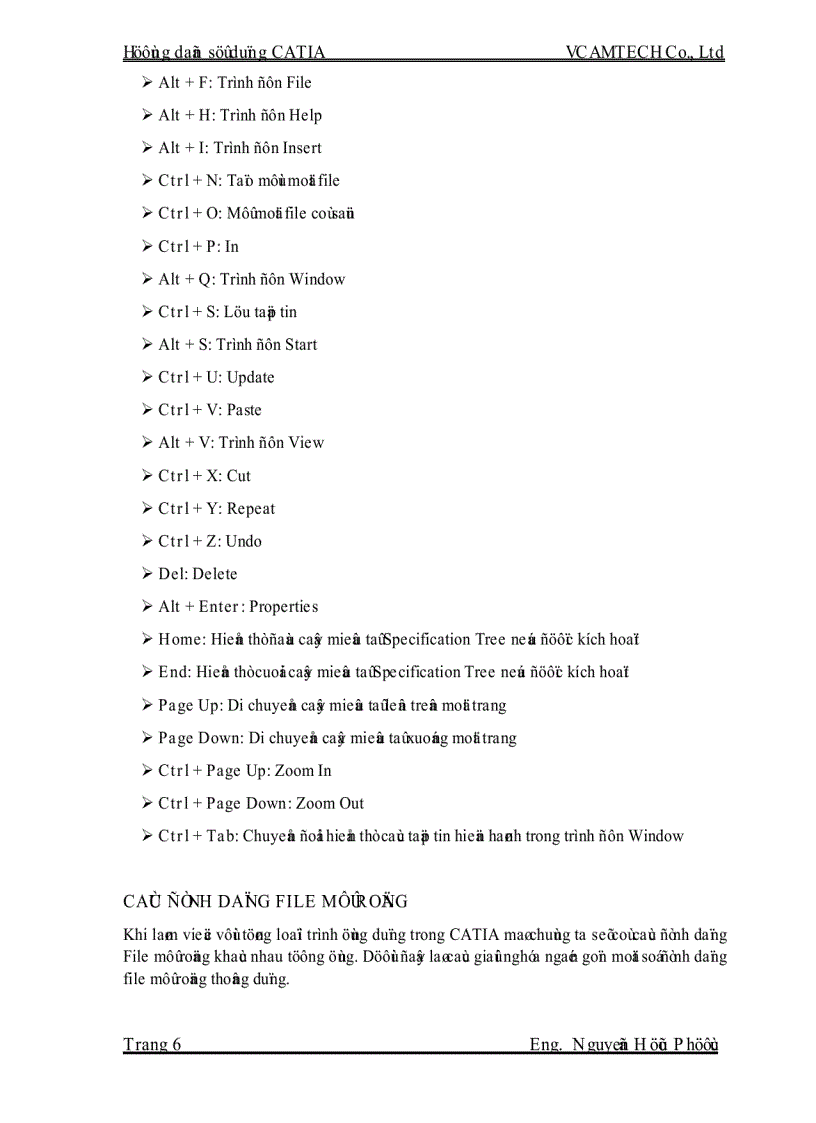 image for page Hướng Dẫn Sử Dụng Phần Mềm Catia