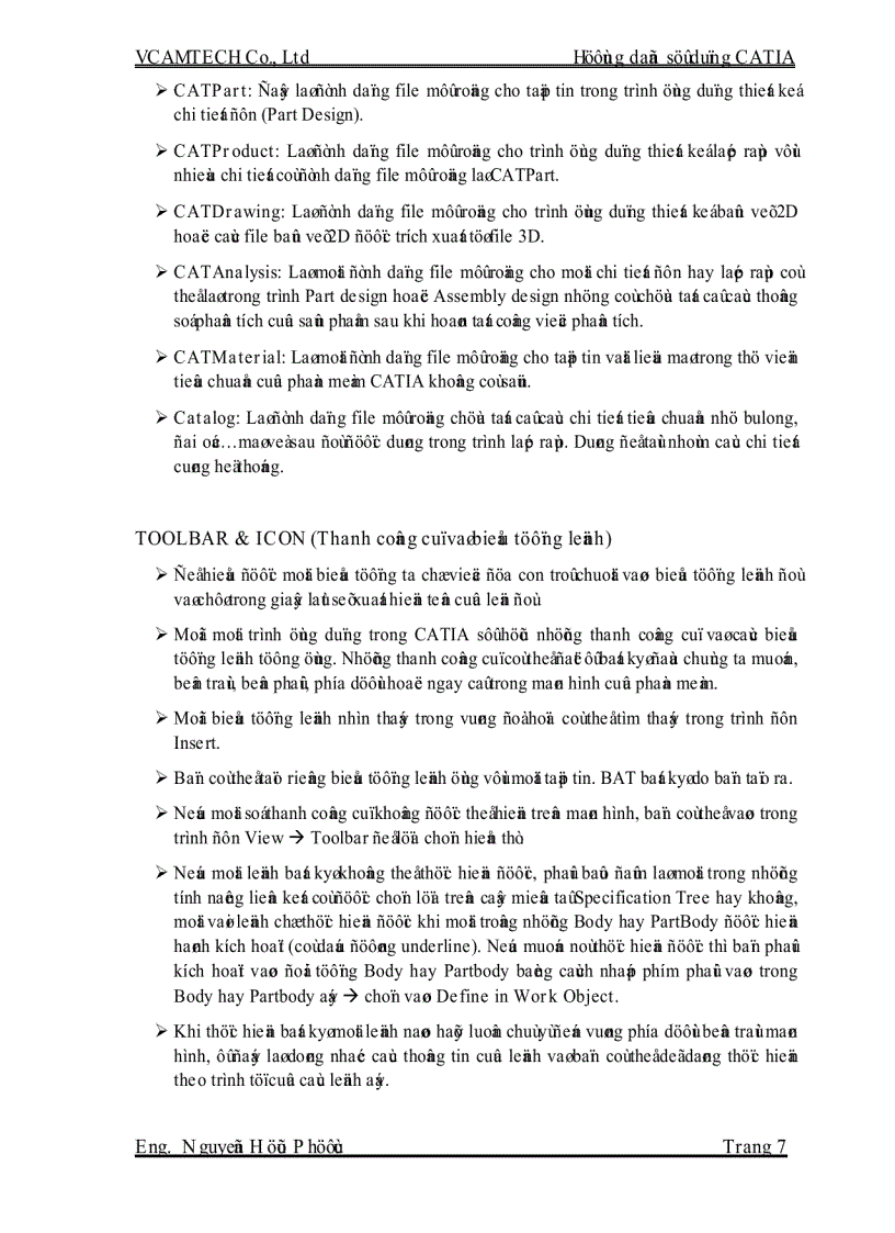 image for page Hướng Dẫn Sử Dụng Phần Mềm Catia