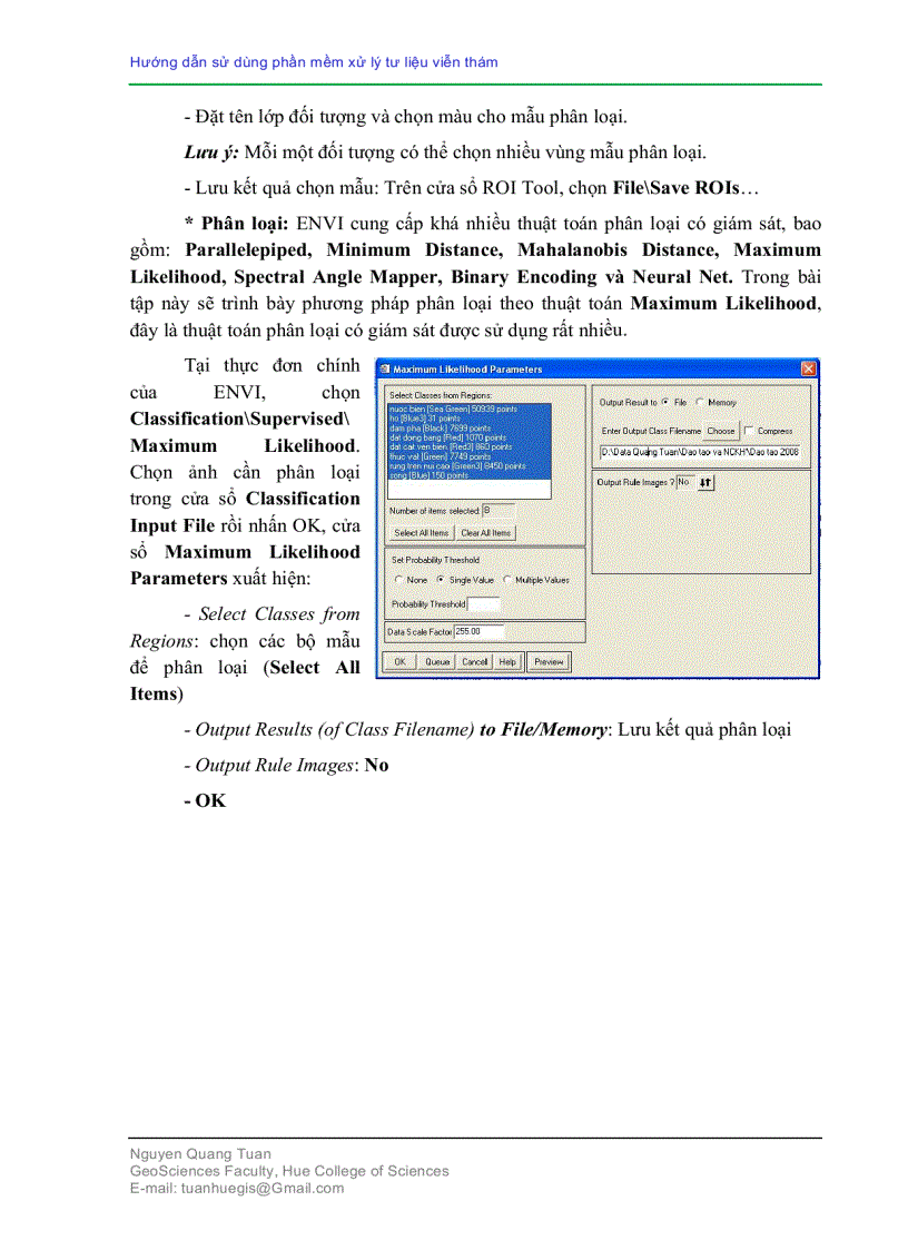 image for page Hướng dẫn sử dụng phần mềm viễn thám ENVI