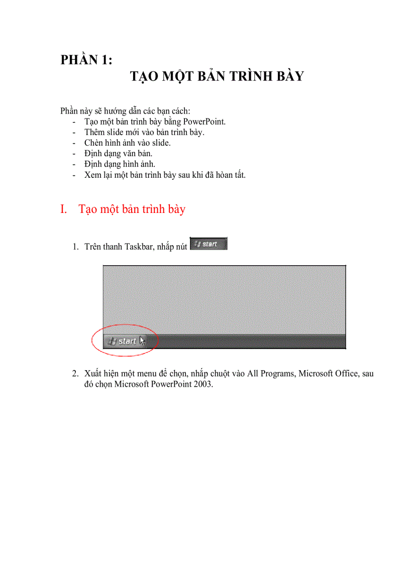 image for page Hướng dẫn sử dụng PowerPoint 2003