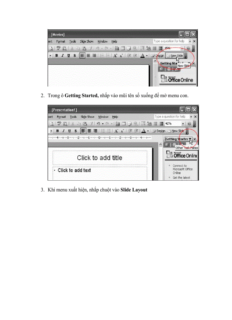 image for page Hướng dẫn sử dụng PowerPoint 2003