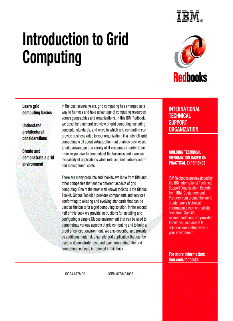 image for page Introduction to Grid Computing