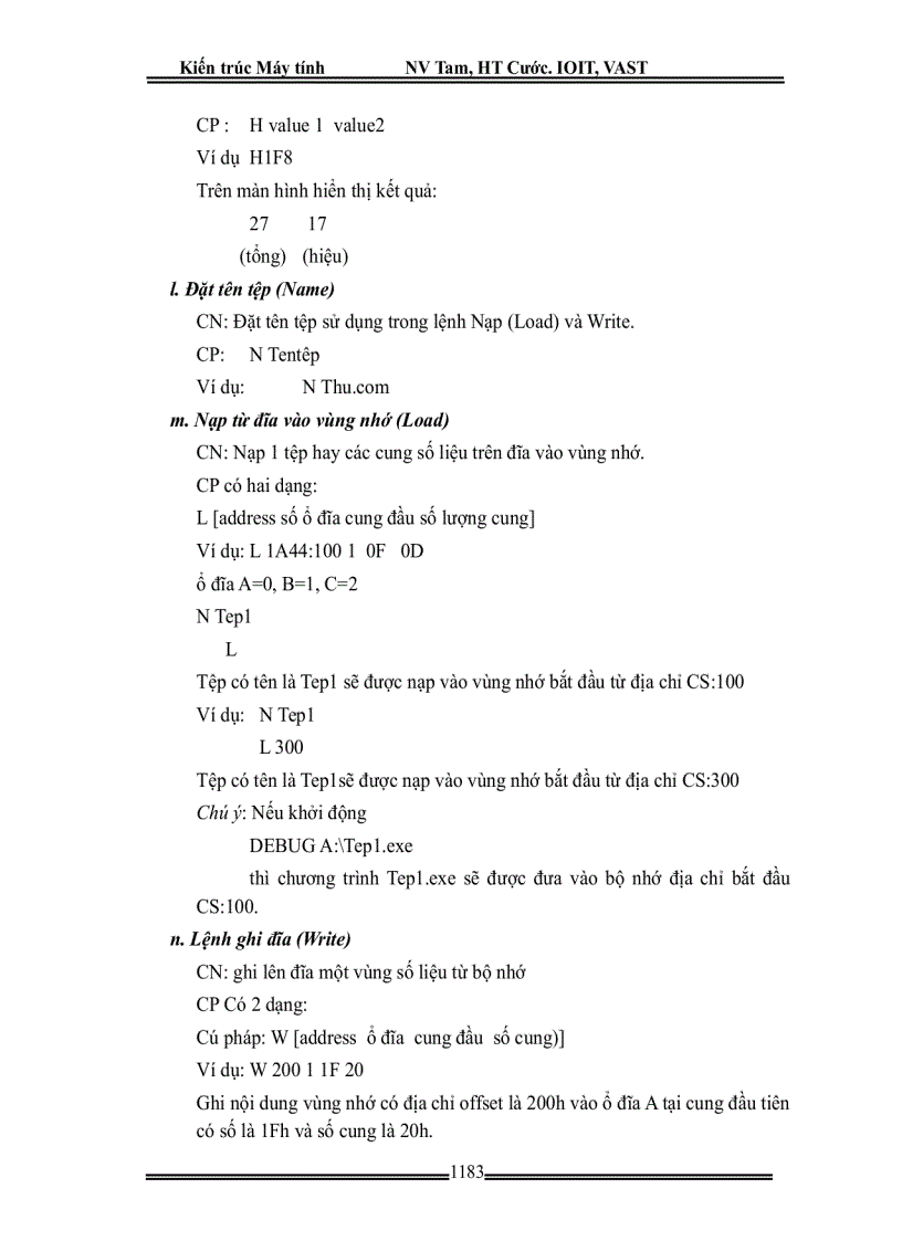 image for page Kiến trúc máy tính