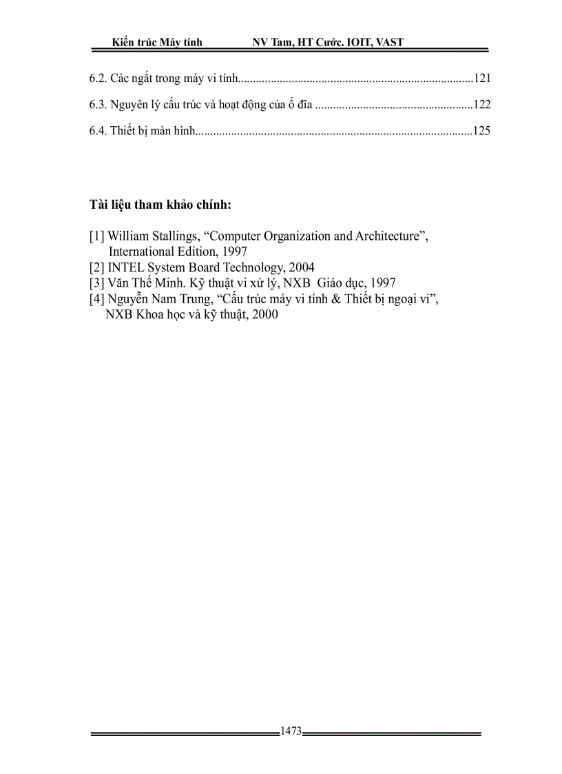 image for page Kiến trúc máy tính