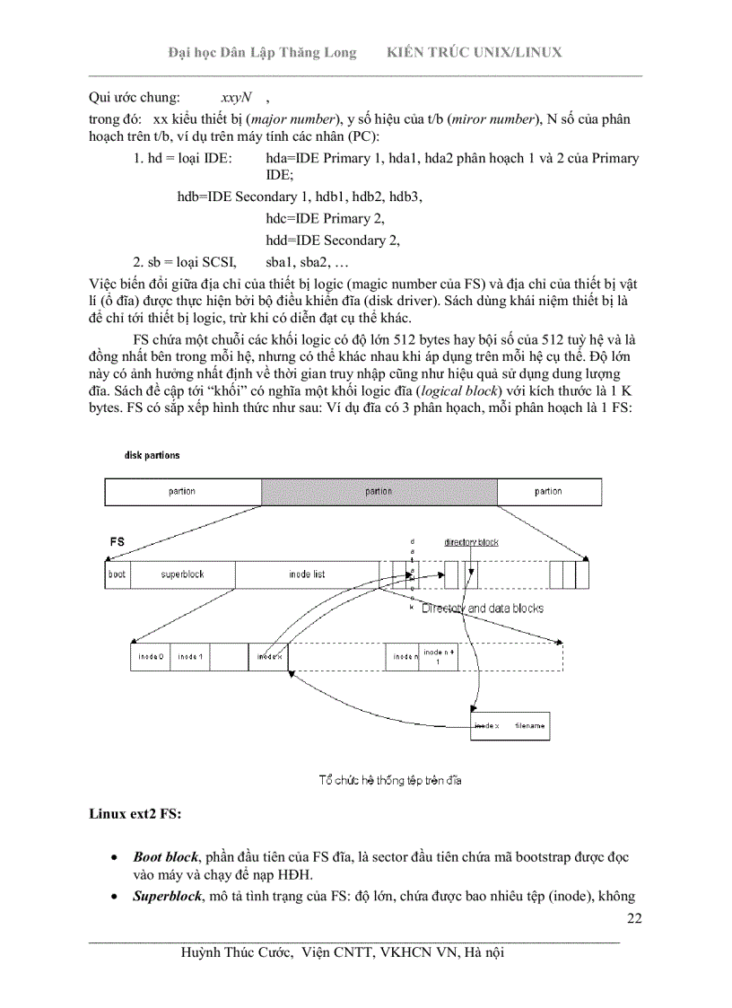 image for page Kiến trúc Unix Linux 1