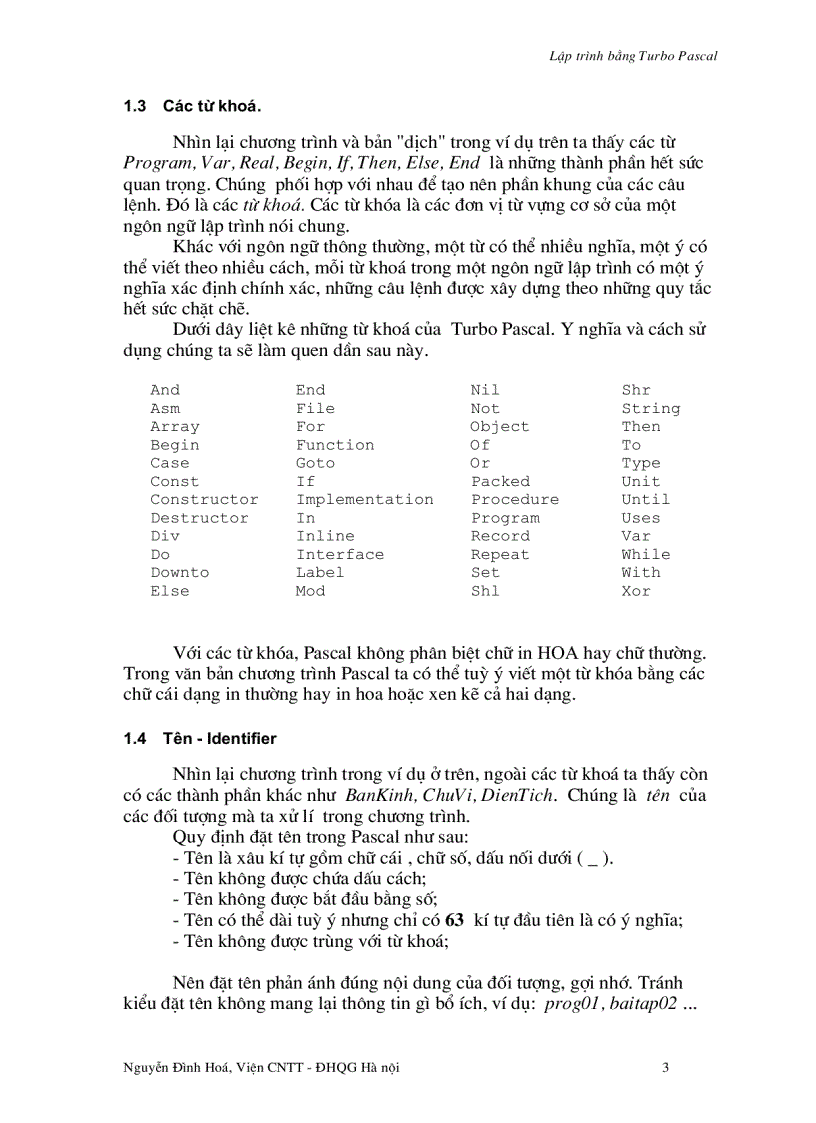 image for page Lập trình bằng Turbo Pascal