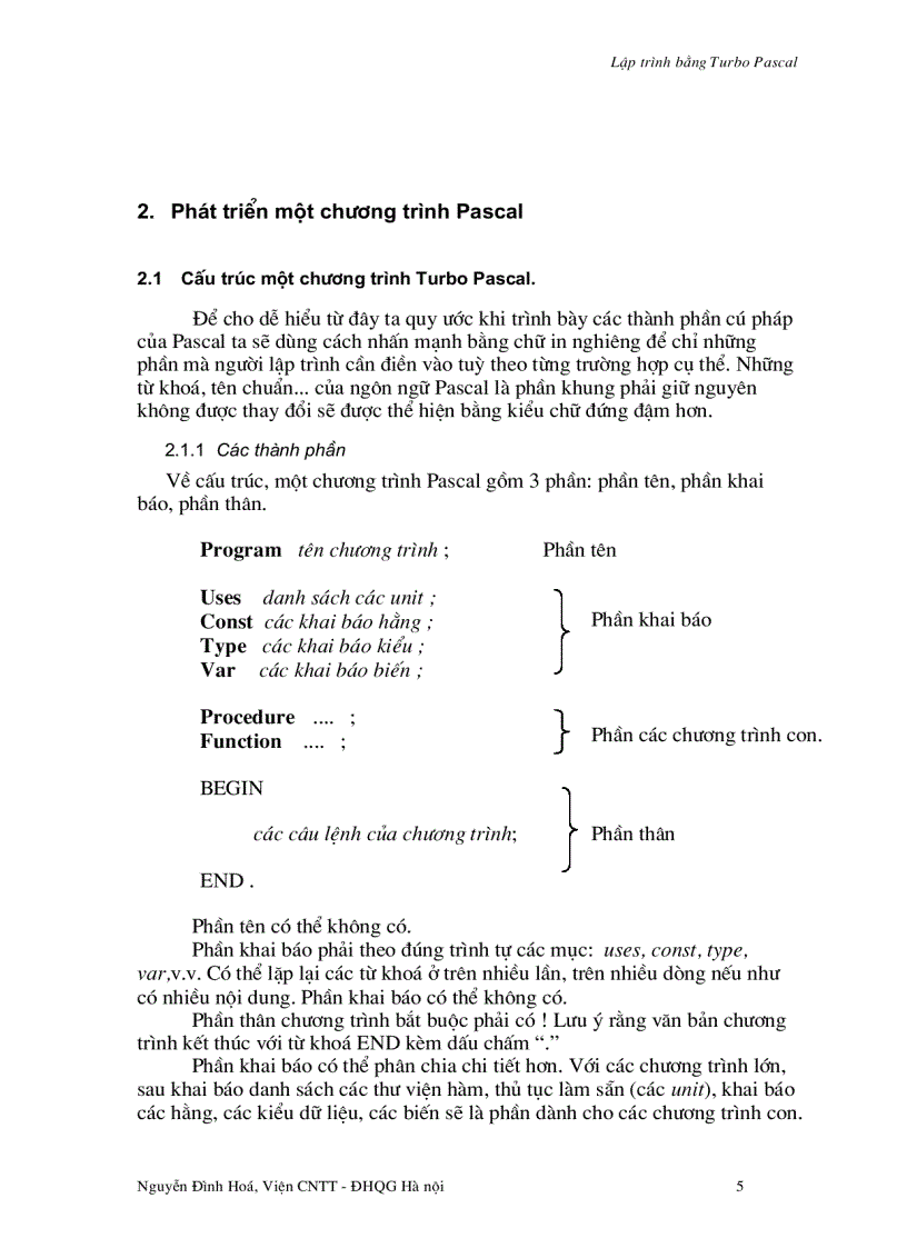 image for page Lập trình bằng Turbo Pascal