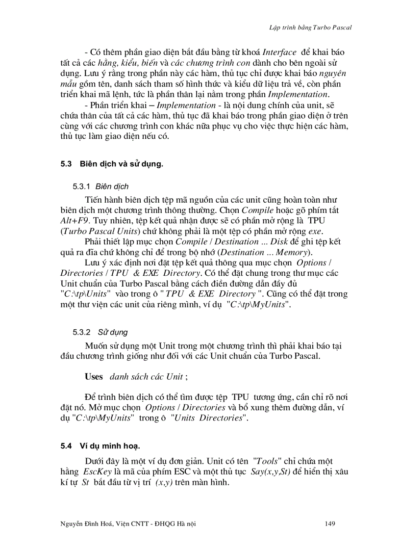 image for page Lập trình bằng Turbo Pascal
