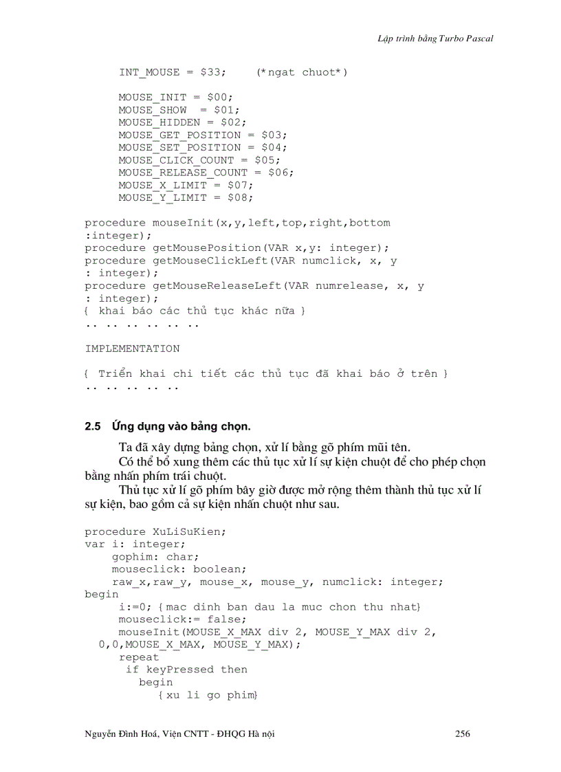 image for page Lập trình bằng Turbo Pascal