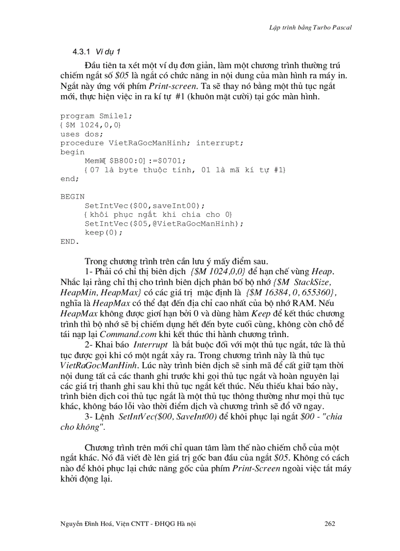 image for page Lập trình bằng Turbo Pascal