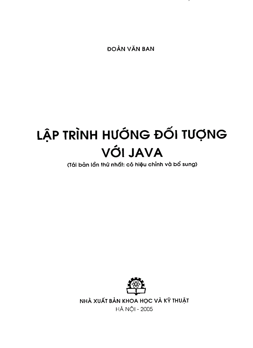 image for page Lập trình hướng đối tượng với Java