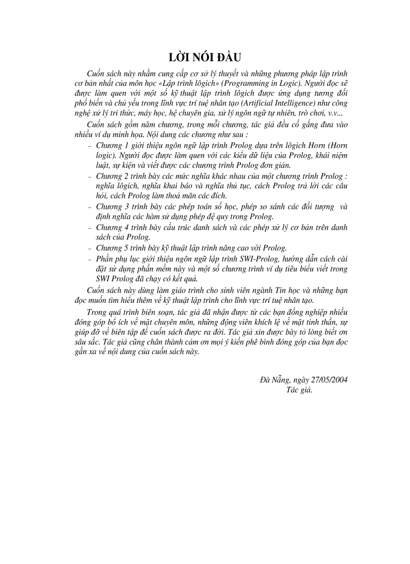 image for page Lập trình logic trong Prolog