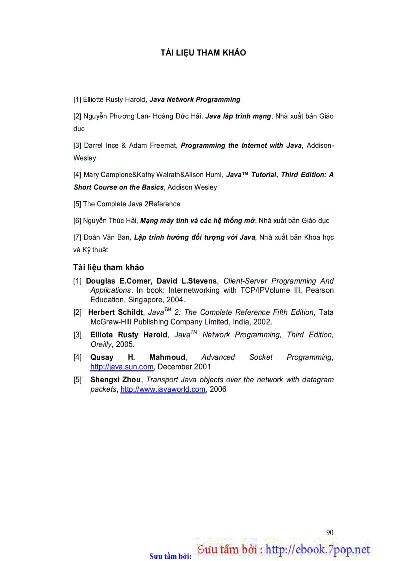 image for page Lập trình mạng với ngôn ngữ Java