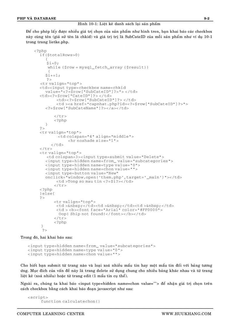 image for page Lập trình PHP căn bản Pham huu Khang
