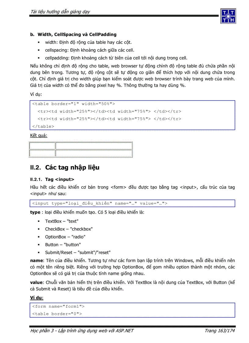 image for page Lập trình ứng dụng Web với ASP NET