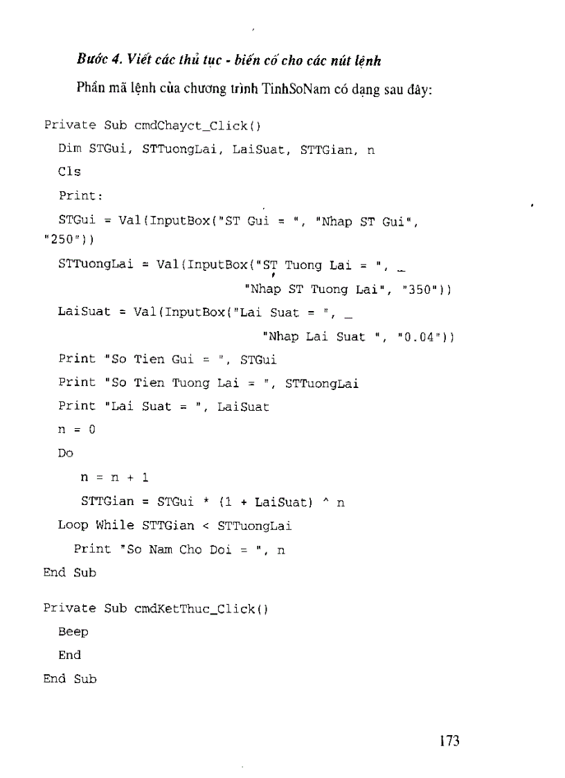 image for page Lập trình Visual Basic 6 0 Cơ bản