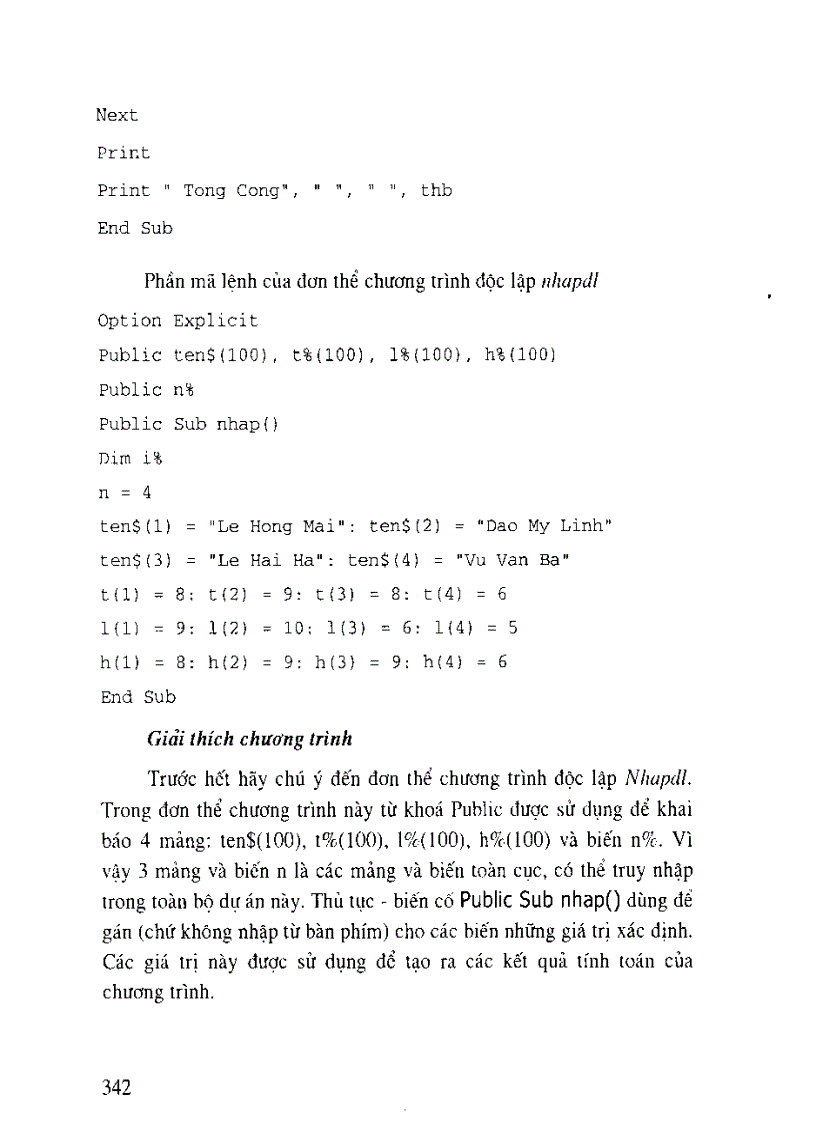 image for page Lập trình Visual Basic 6 0 Cơ bản