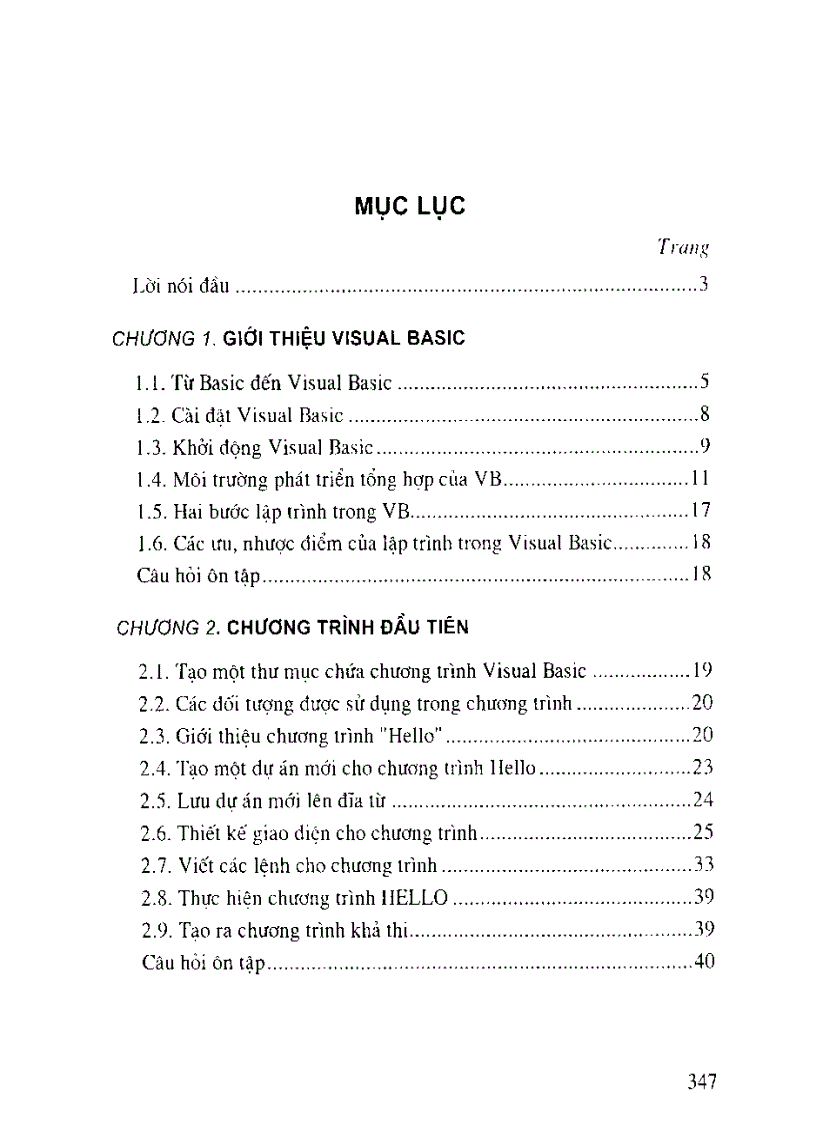 image for page Lập trình Visual Basic 6 0 Cơ bản