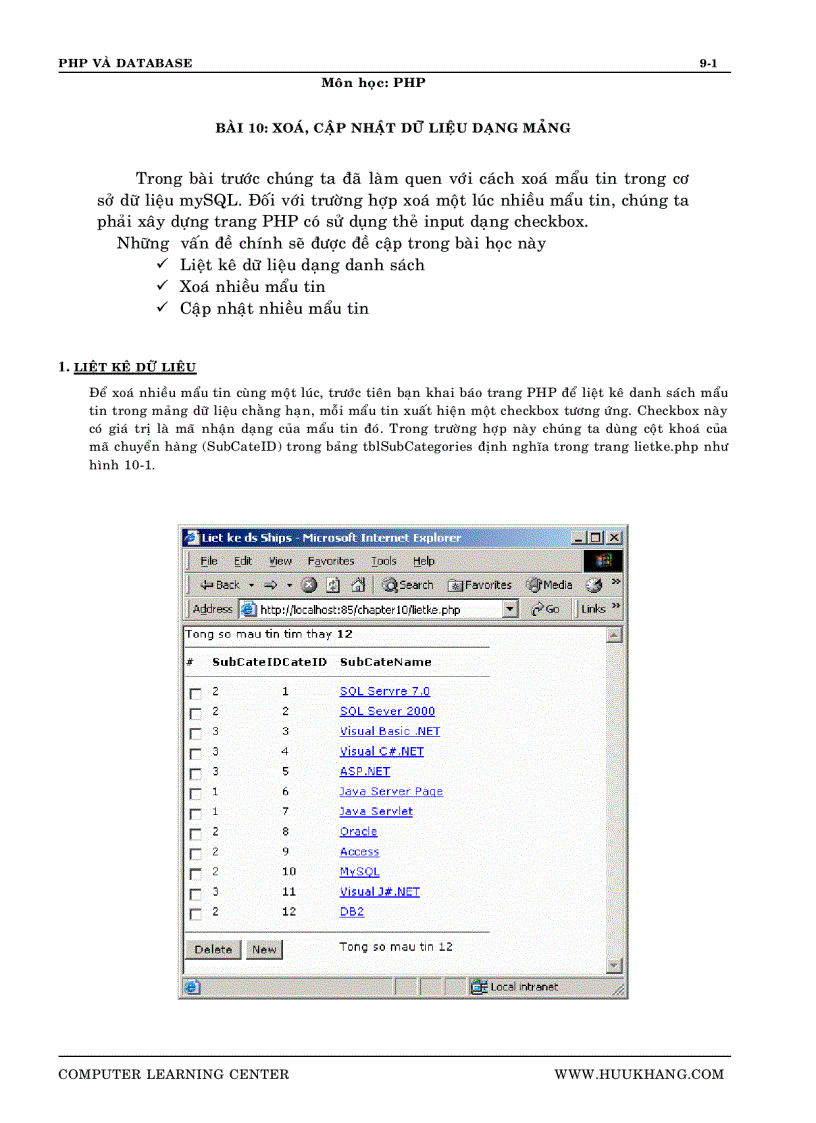 image for page Lập trình Web bằng PHP và Cơ sở dữ liệu MySQL