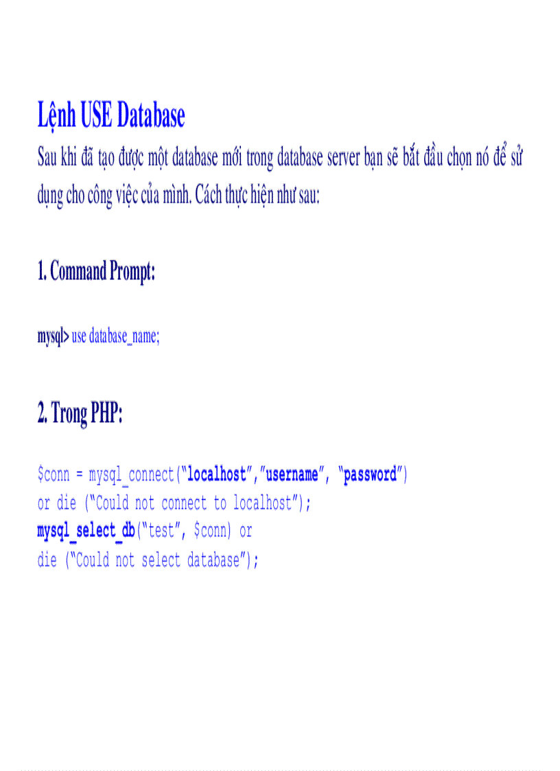 image for page Lập trình web động với PHP và My SQL phần 2