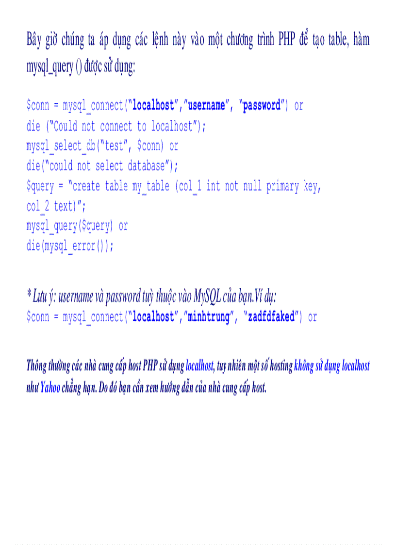 image for page Lập trình web động với PHP và My SQL phần 2