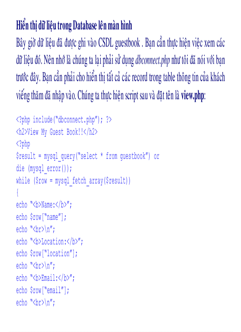 image for page Lập trình Web động với PHP và MySQL 1