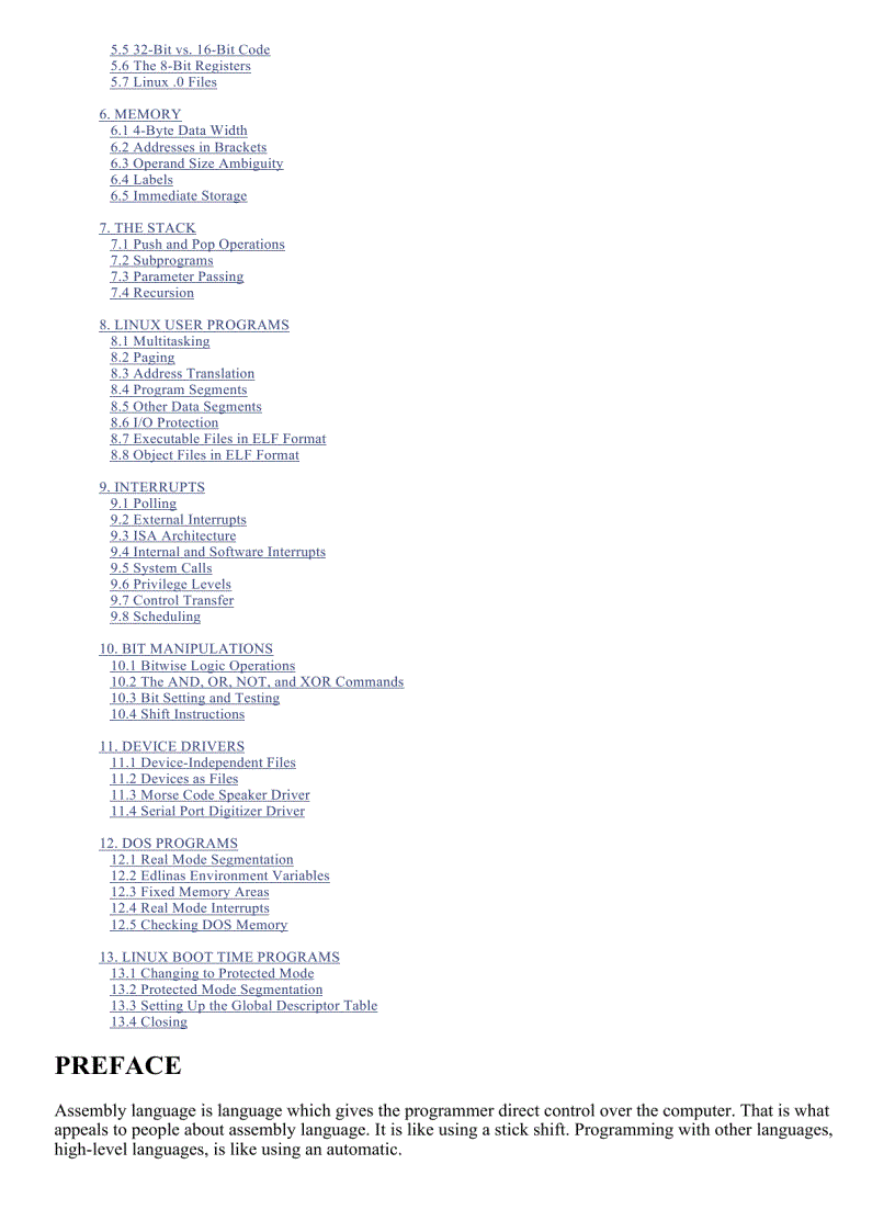 image for page Linux Assembly Language Programming Prentice Hall Open Source Technology