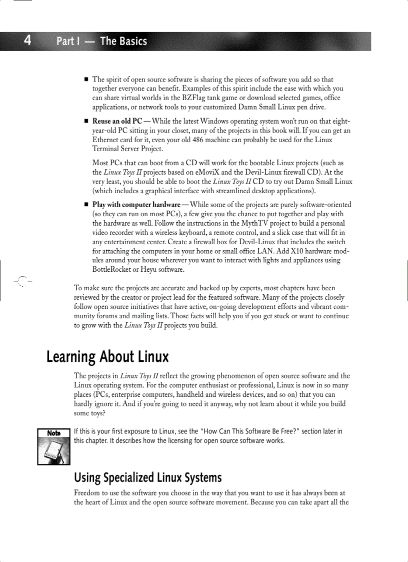 image for page Linux Toys II 9 Cool New Projects for Home Office and Entertainment ExtremeTech