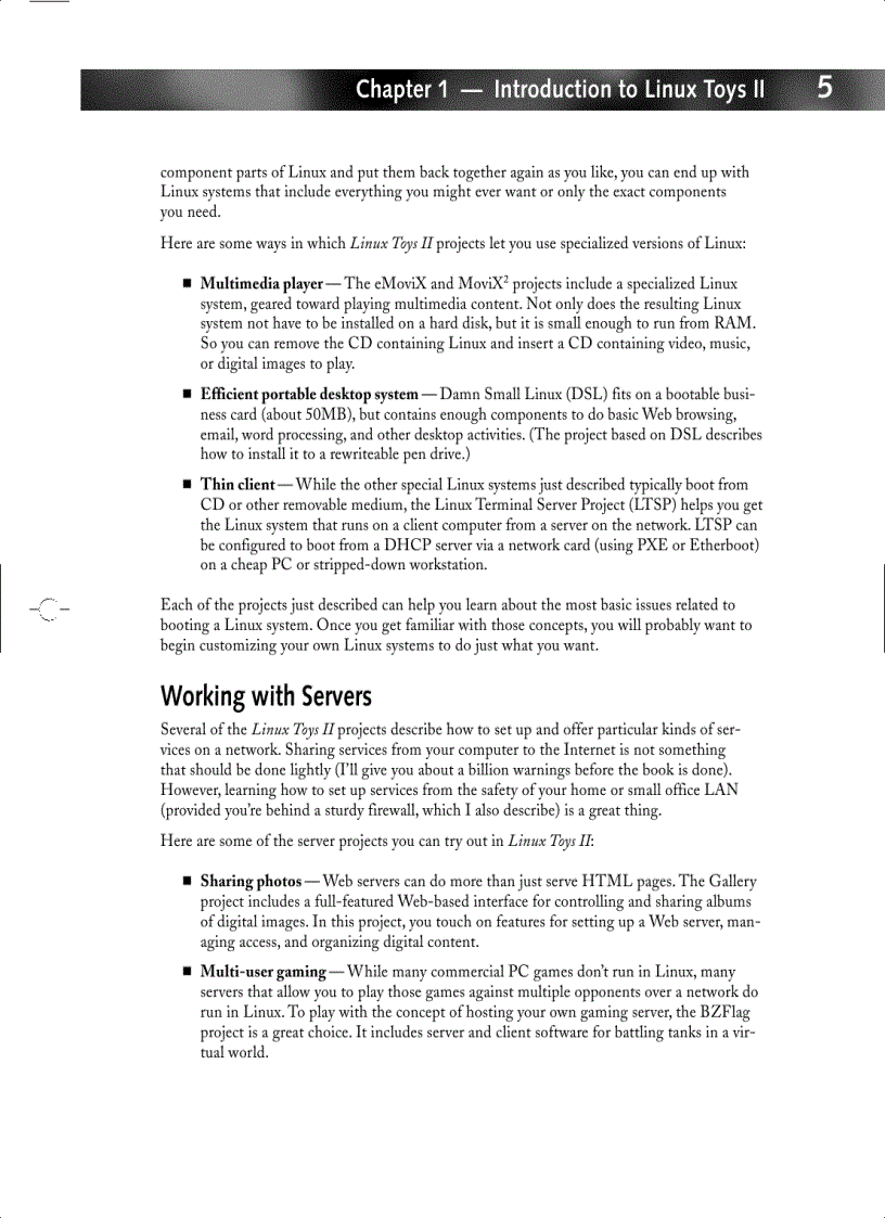 image for page Linux Toys II 9 Cool New Projects for Home Office and Entertainment ExtremeTech