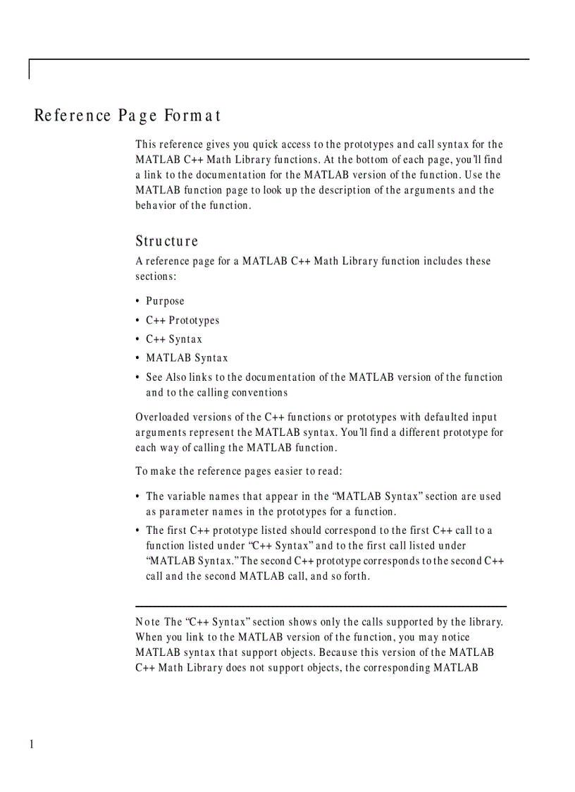image for page Matlab C Math Library