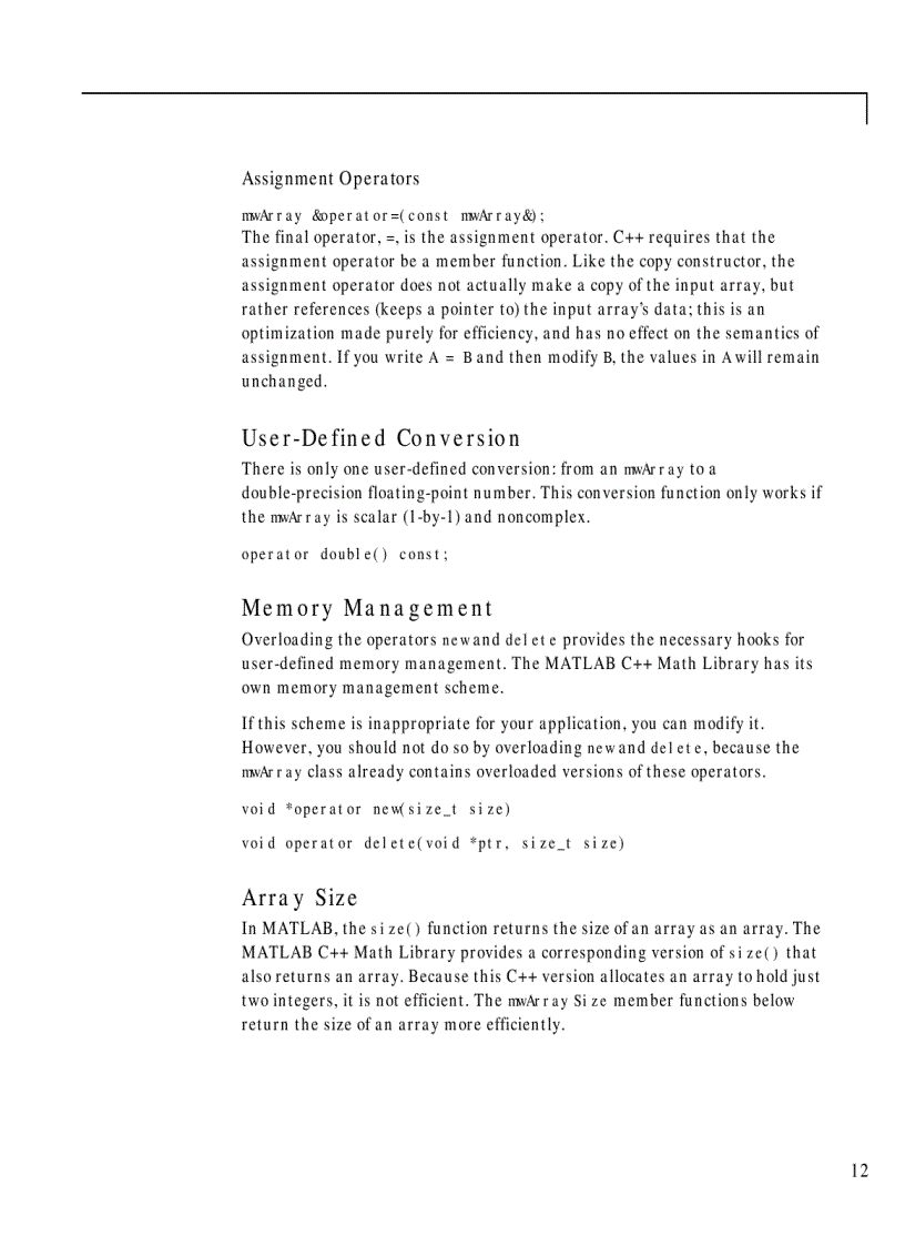 image for page Matlab C Math Library