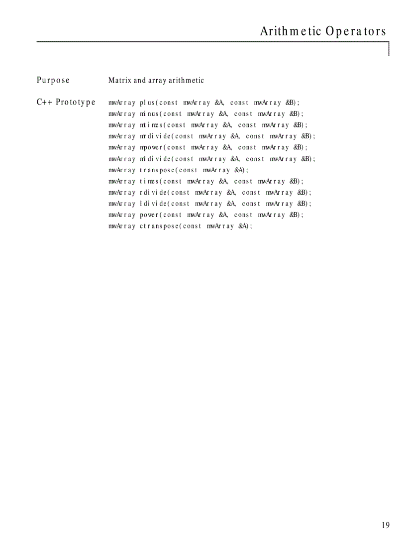 image for page Matlab C Math Library