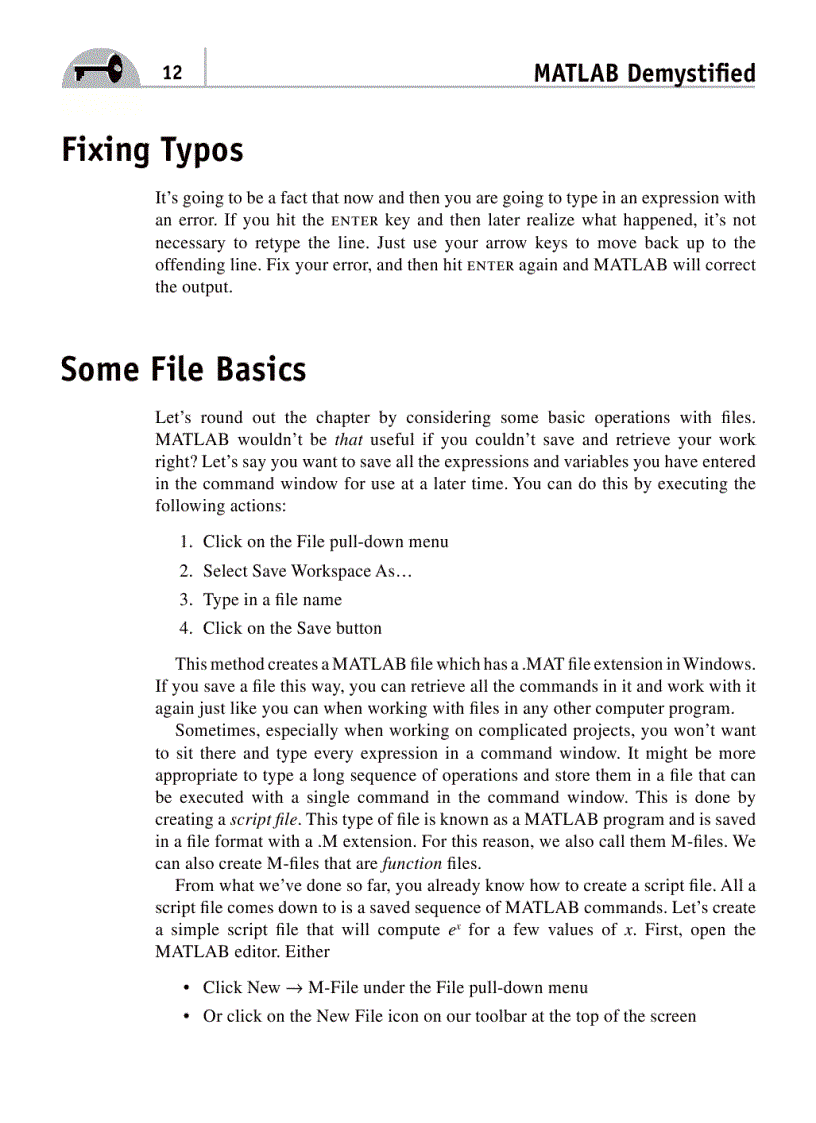 image for page MATLAB Demystified