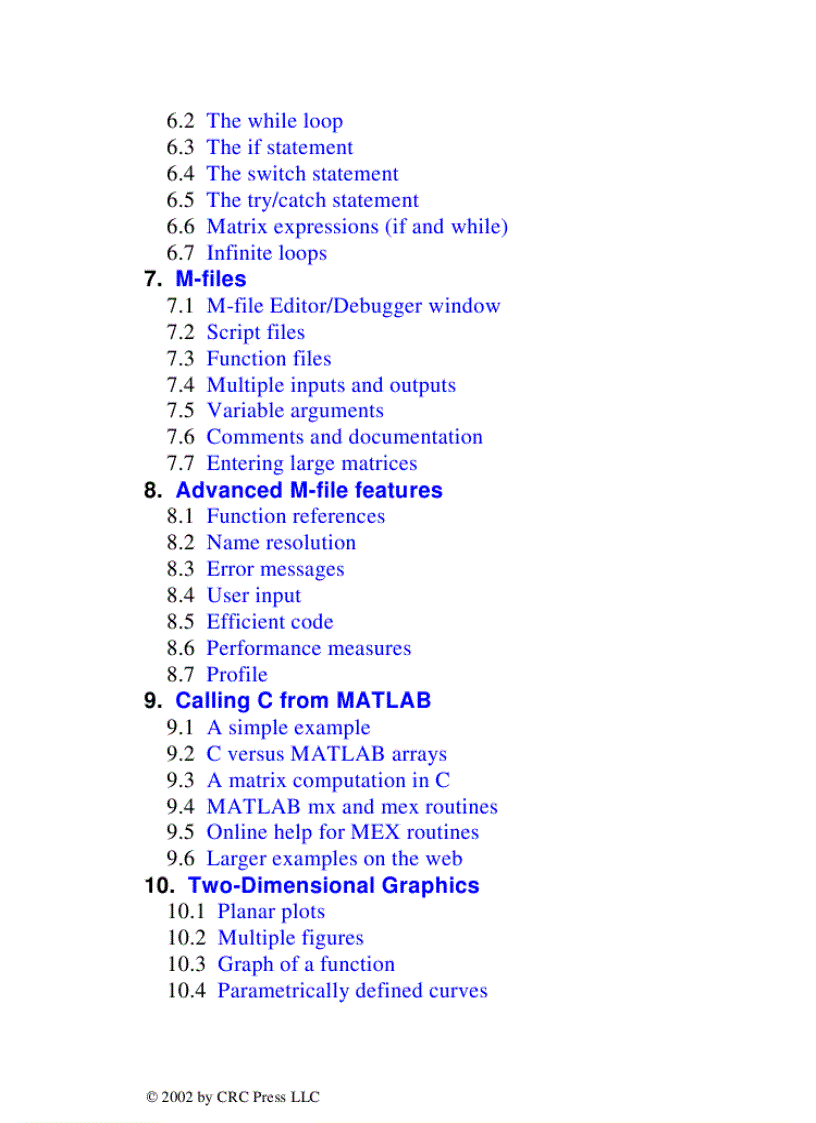 image for page MATLAB Primer 6th Edition