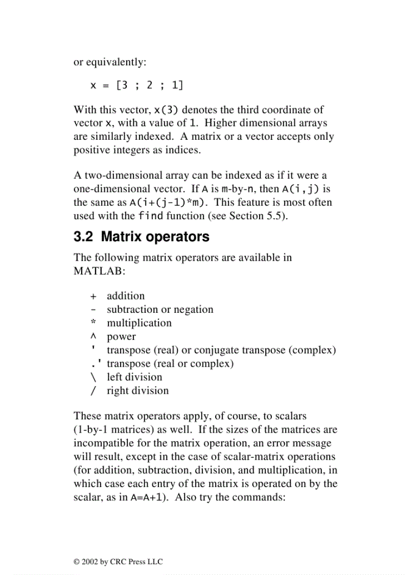 image for page MATLAB Primer 6th Edition