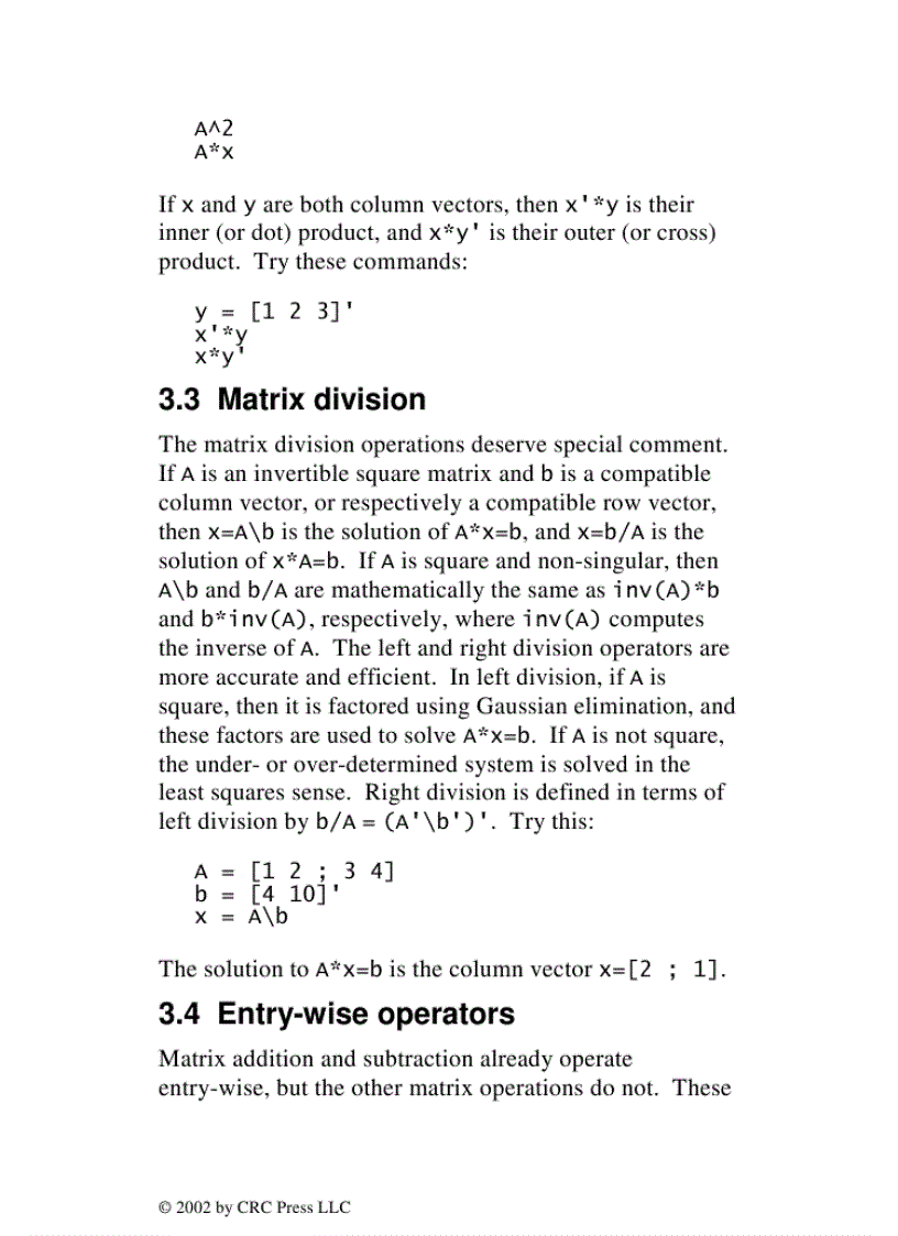 image for page MATLAB Primer 6th Edition
