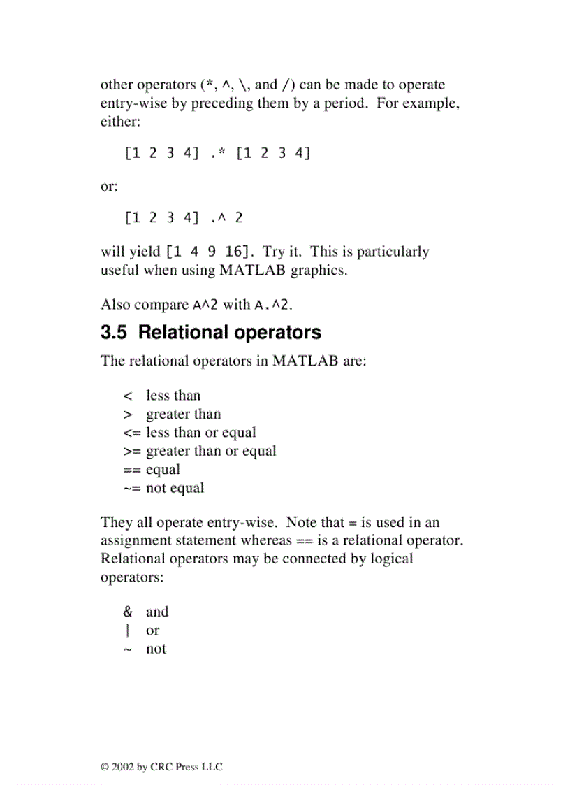 image for page MATLAB Primer 6th Edition