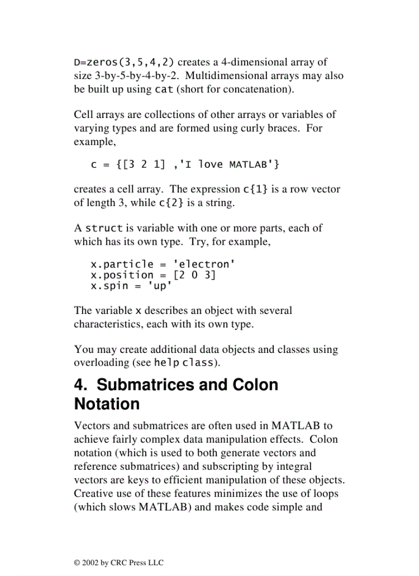 image for page MATLAB Primer 6th Edition