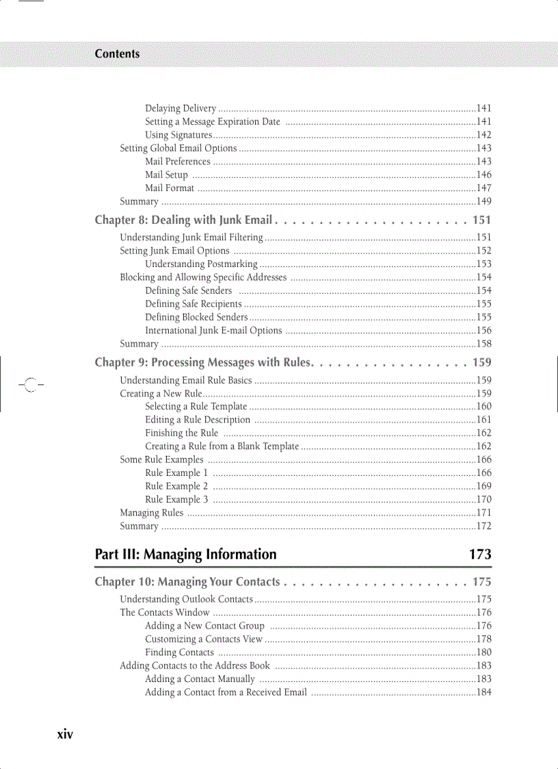 image for page Microsoft Outlook 2007 Bible