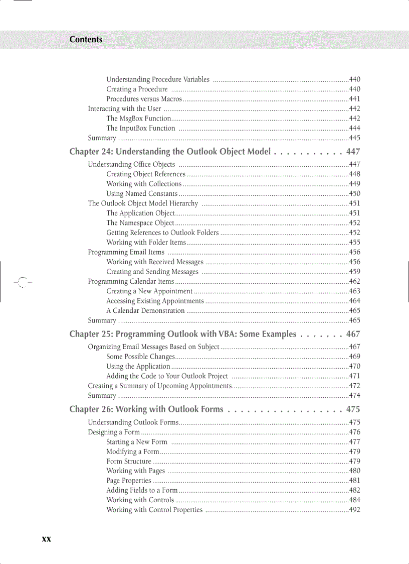 image for page Microsoft Outlook 2007 Bible