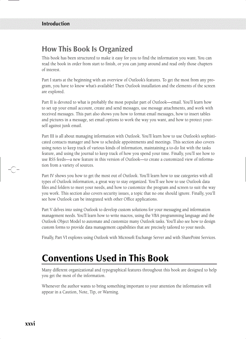 image for page Microsoft Outlook 2007 Bible