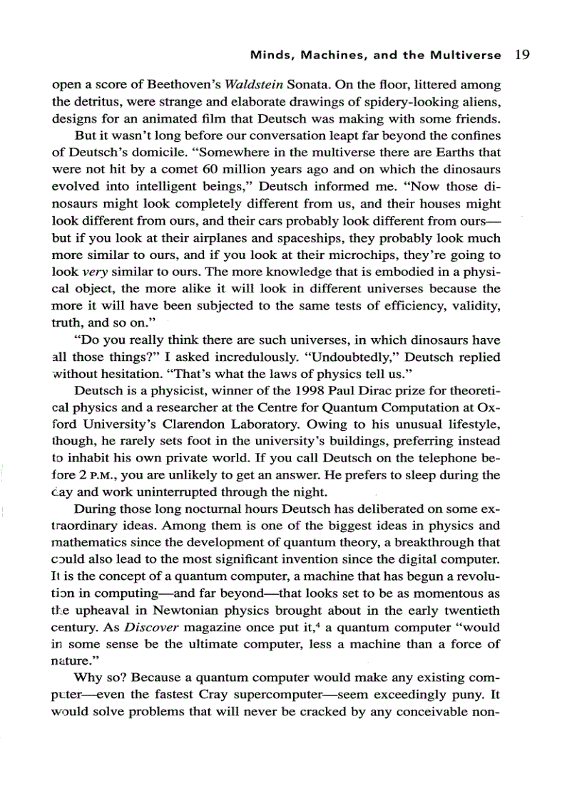 image for page Minds Machines and the Multiverse The Quest for the Quantum Computer