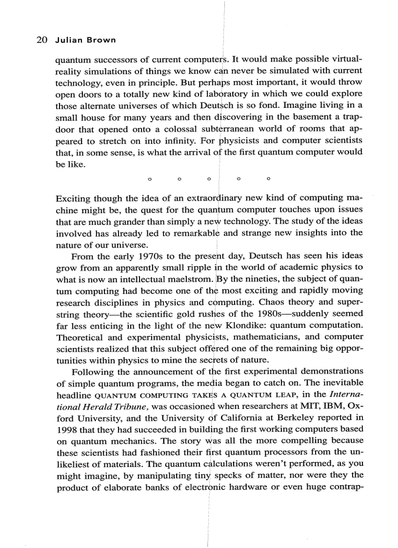 image for page Minds Machines and the Multiverse The Quest for the Quantum Computer