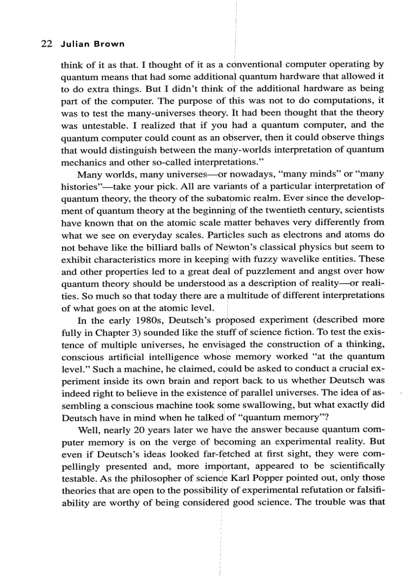 image for page Minds Machines and the Multiverse The Quest for the Quantum Computer