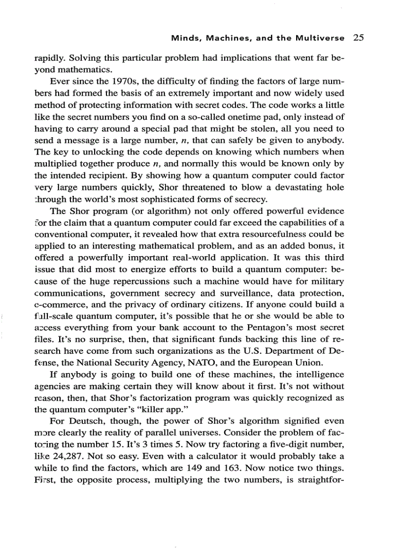 image for page Minds Machines and the Multiverse The Quest for the Quantum Computer